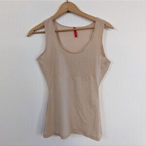 Spanx upper body bust tummy shaper shapewear beige nude M